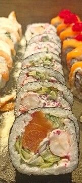 Суші рол Футомакі Лосось та Креветка(350г)