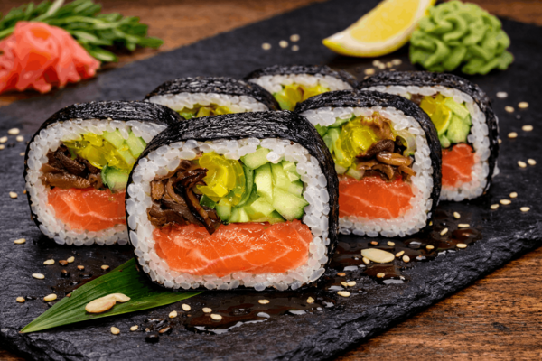 Суші рол Футомакі з  Лососем(350г.)